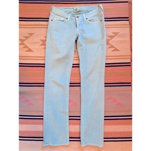 Lucky Brand Turquoise Low Rise Jeans Size 27